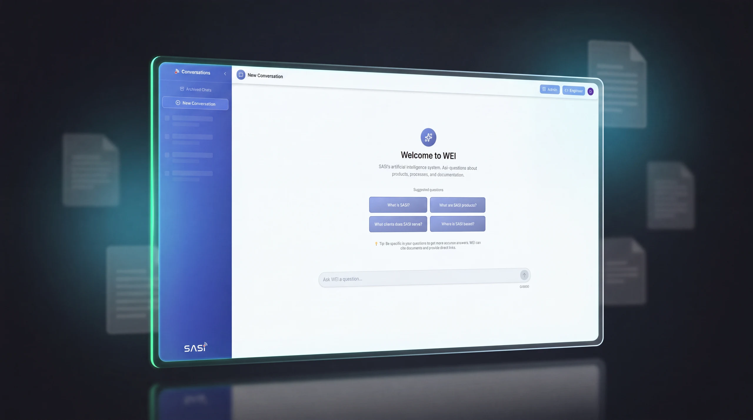 WEI — product screenshot